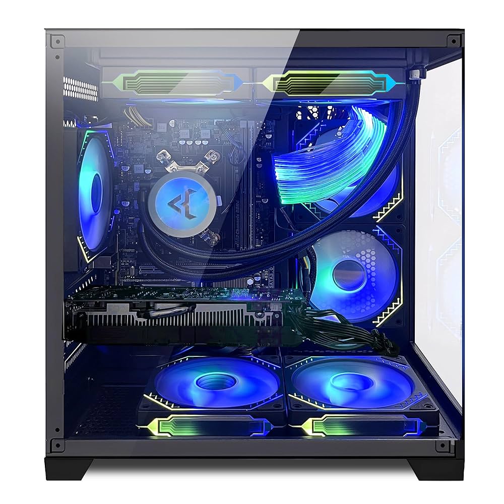 ゲーミングPC Ryzen 5 5600X RX6600 メモリ16GB Amazon.com: HOENGAGER Panorama Gaming PC Desktop - AMD Ryzen